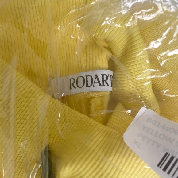 NWT Rodarte x Tom Petty Collection Limited Edition Sweatpants Yellow Flowers XL - Picture 5 of 6